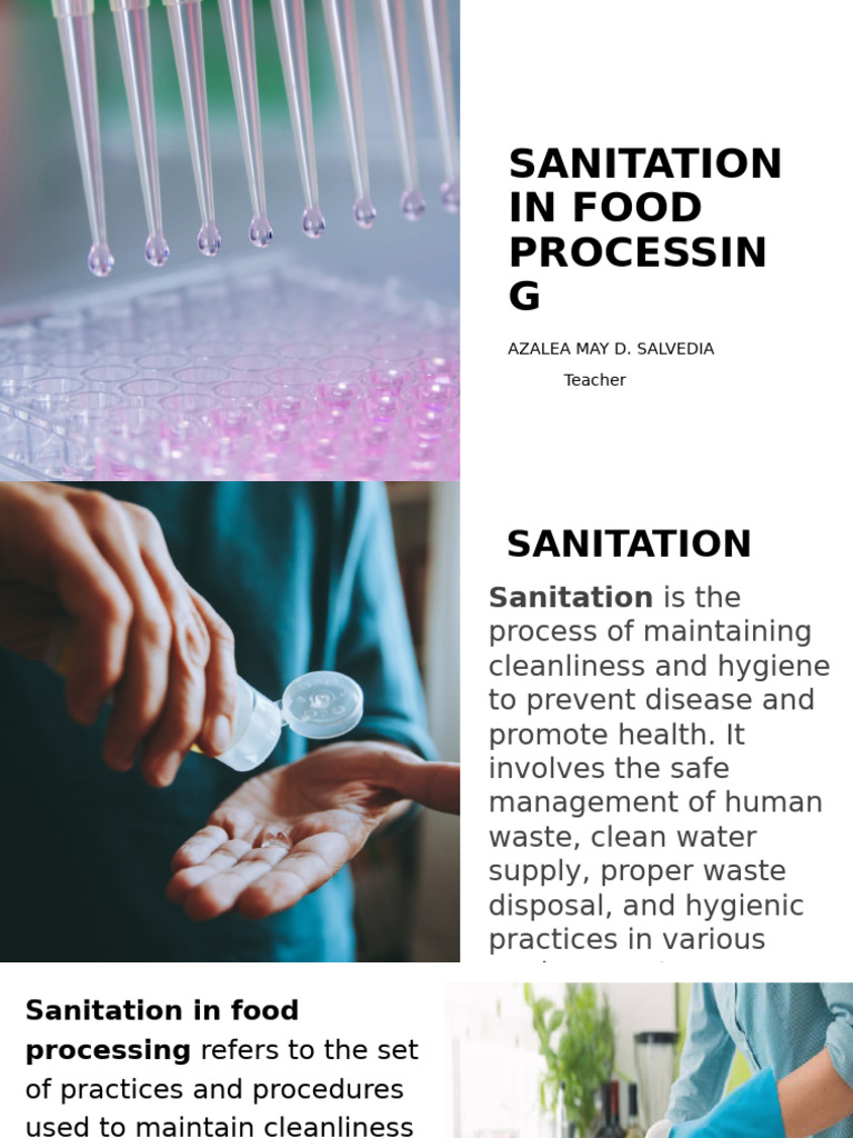 Food Processing Sanitation Practices | PDF | Soap | Sodium Hydroxide