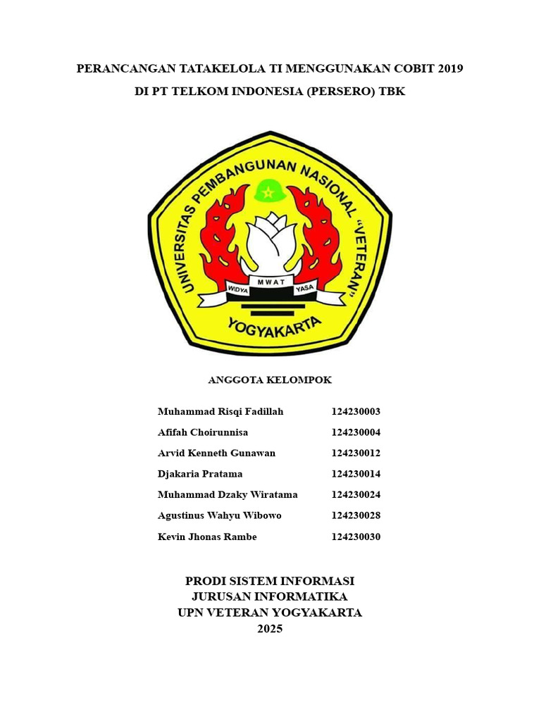 Tata Kelola TI COBIT 2019 di Telkom Indonesia | PDF | Enterprise ...