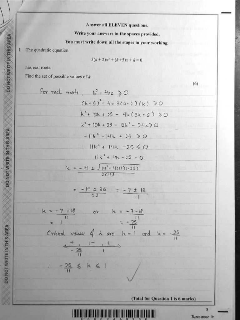 Fpmaths 2021 June P-1 Solved | PDF