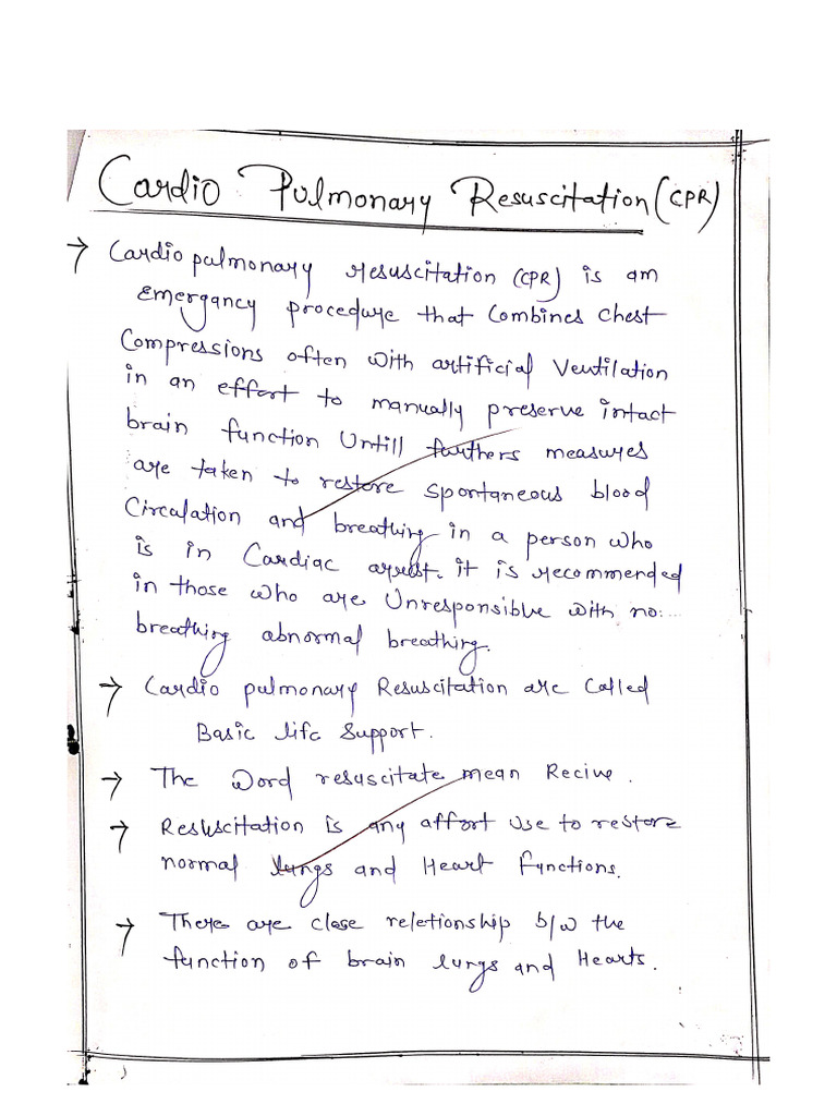 CPR Assignment Overview | PDF