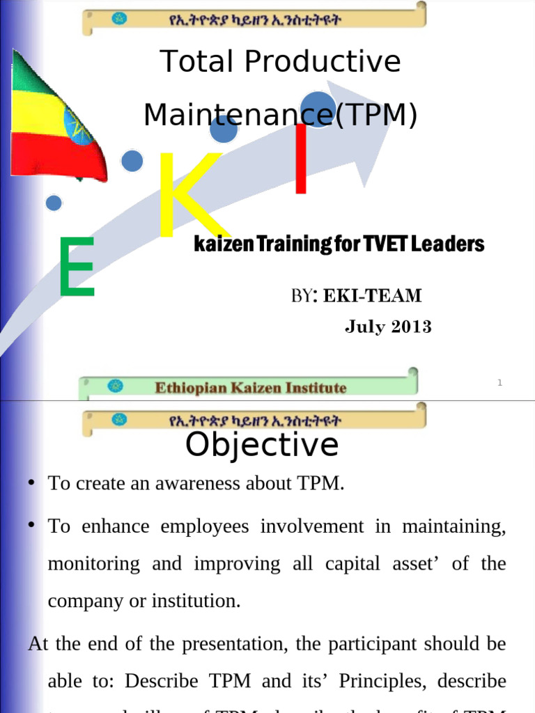 Total Productive Maintenance Overview | PDF | Economies | Business