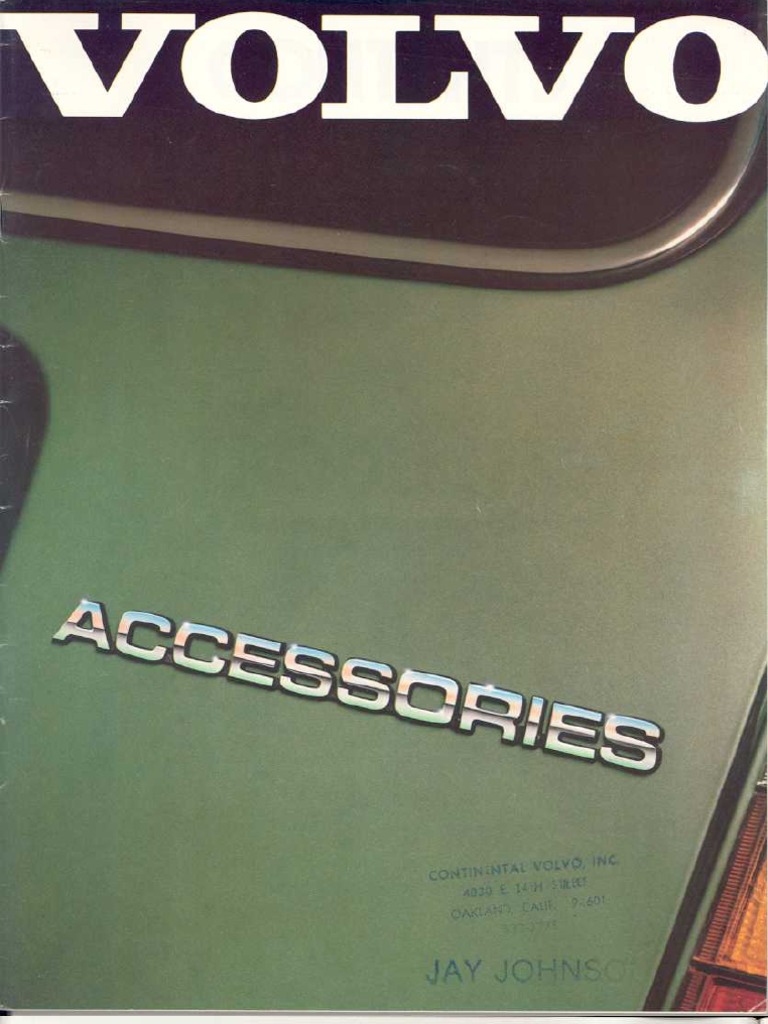 Investere Forkæle tromme Volvo Accessories 1981 | PDF | Compact Cassette | Frequency Modulation