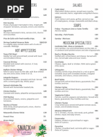 Nammos Menu with Prices Overview | PDF | Sushi | Salad