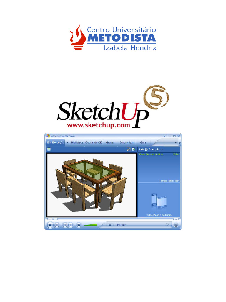 Tutorial Avançado de SketchUp 5.0 | PDF | SketchUp | Auto Cad
