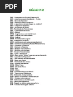 Códigos Q e Seus Significados | PDF