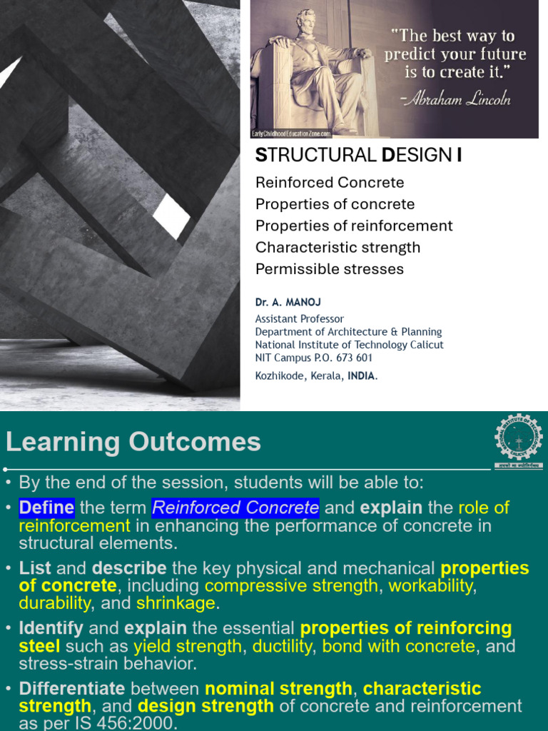 Properties of RCC and Reinforcement | PDF | Concrete | Strength Of ...
