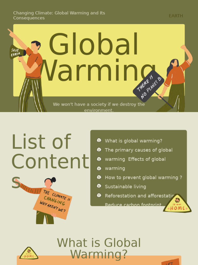Understanding Global Warming Causes & Solutions | PDF | Climate Change ...
