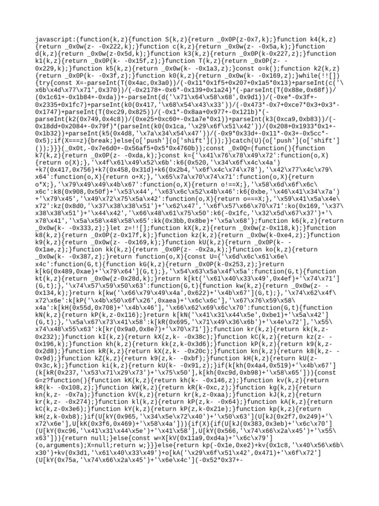 JavaScript Obfuscation Techniques | PDF