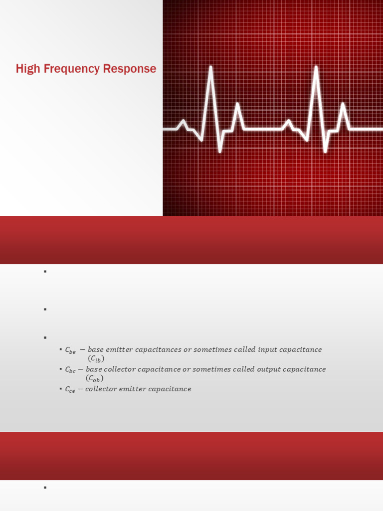 BJT High Frequency Response Analysis | PDF | Electronic Circuits ...