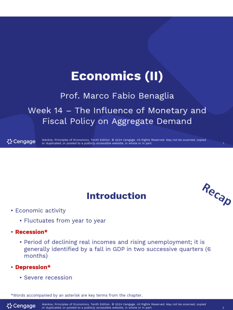 Monetary and Fiscal Policy Effects on Demand | PDF | Fiscal Multiplier ...