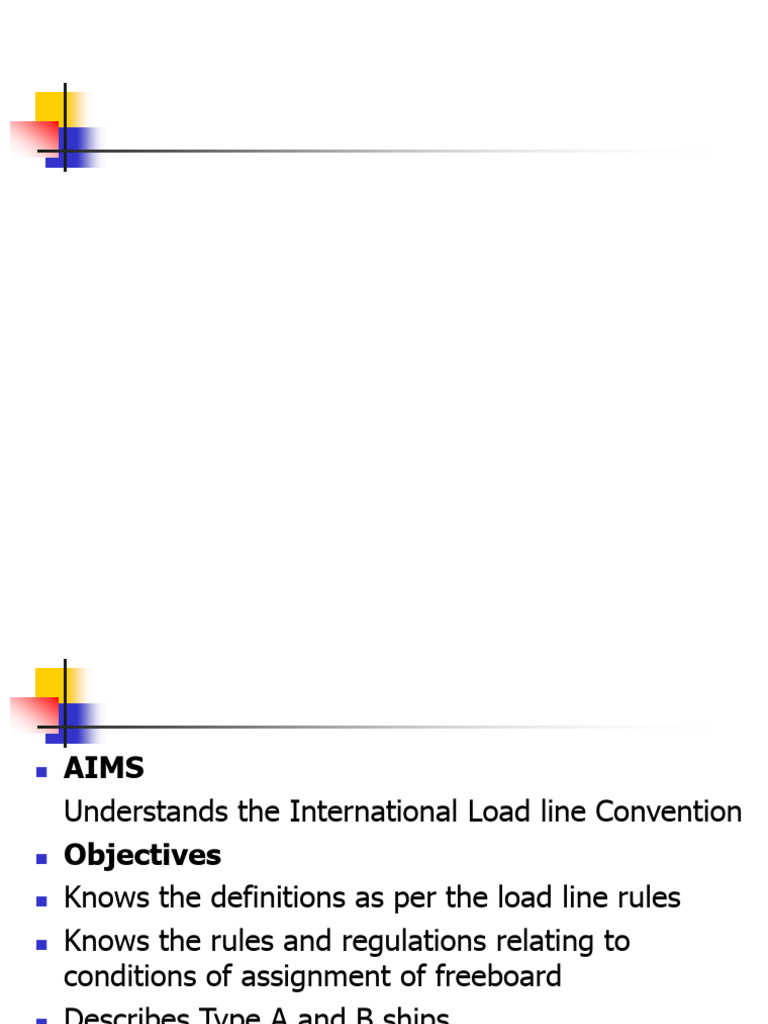 International Load Line Convention Overview | PDF | Ships | Heavy Industry