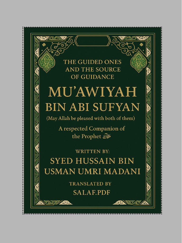 Virtues of Mu'awiyah (رضي الله عنه) | PDF | God In Islam | Prophets And ...
