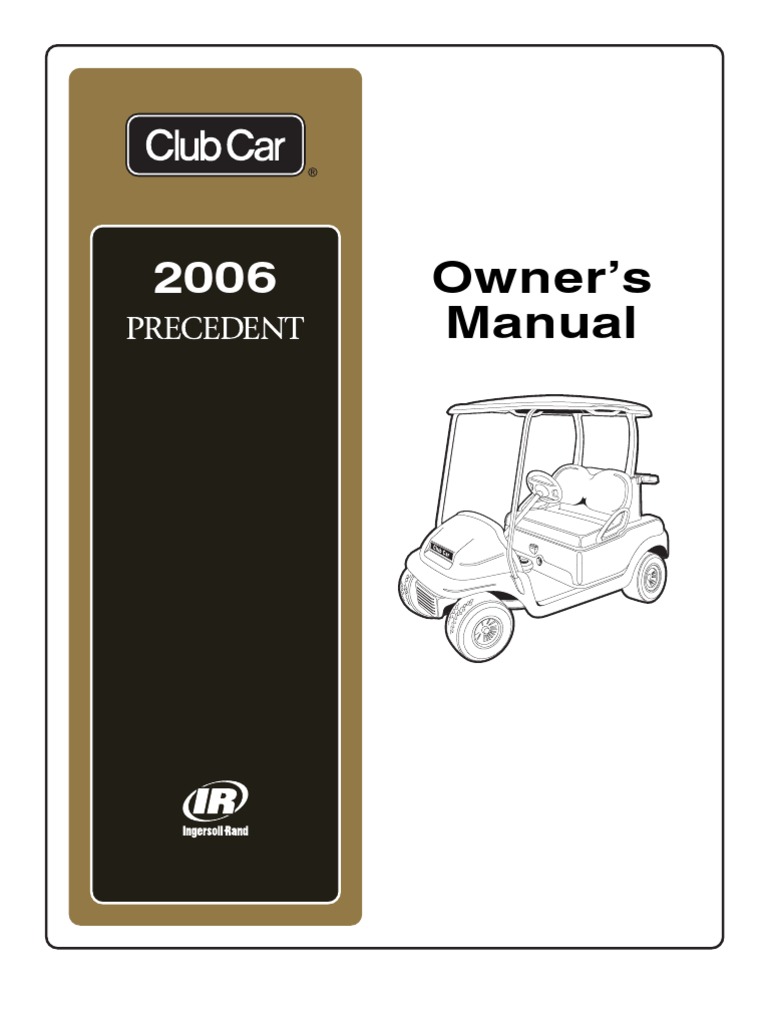 Club Car Manual | Battery Charger | Vehicles