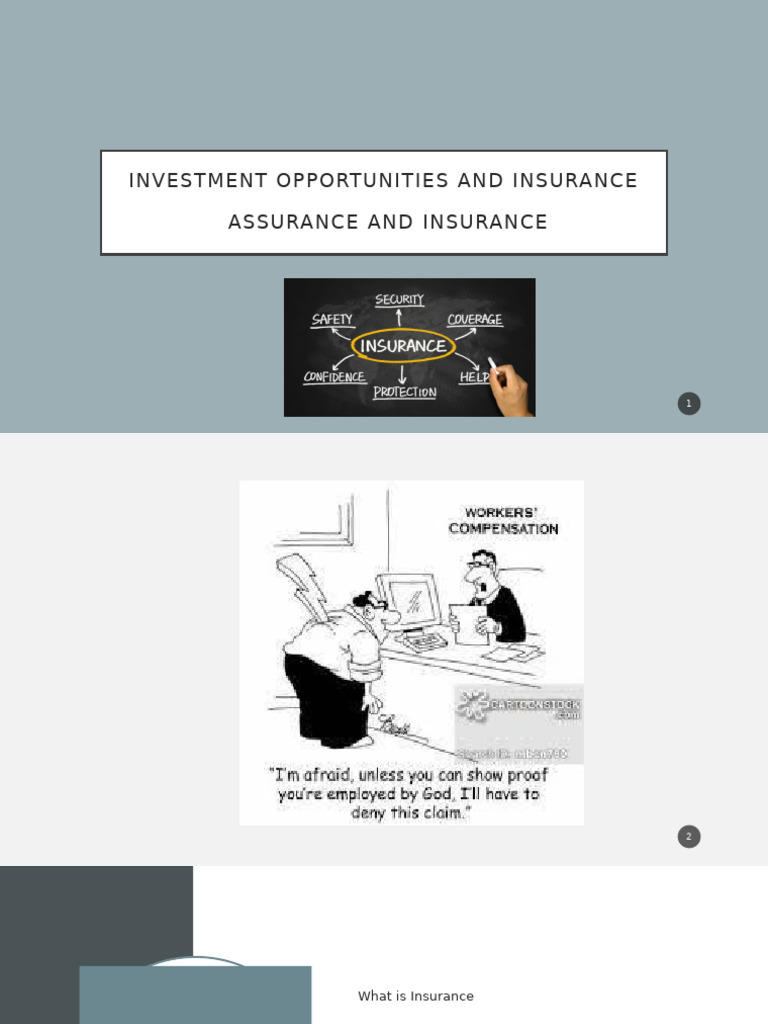 Understanding Insurance and Assurance | PDF | Insurance | Indemnity
