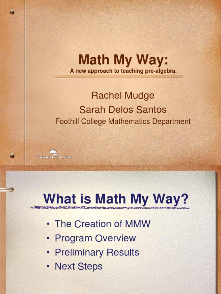 Math My Way: Innovative Pre-Algebra Teaching | PDF | Percentage ...