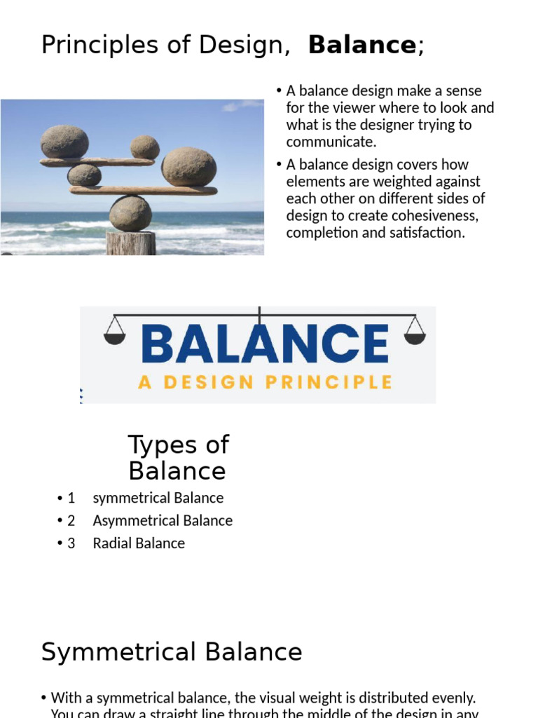 Principles of Design: Balance Explained | PDF