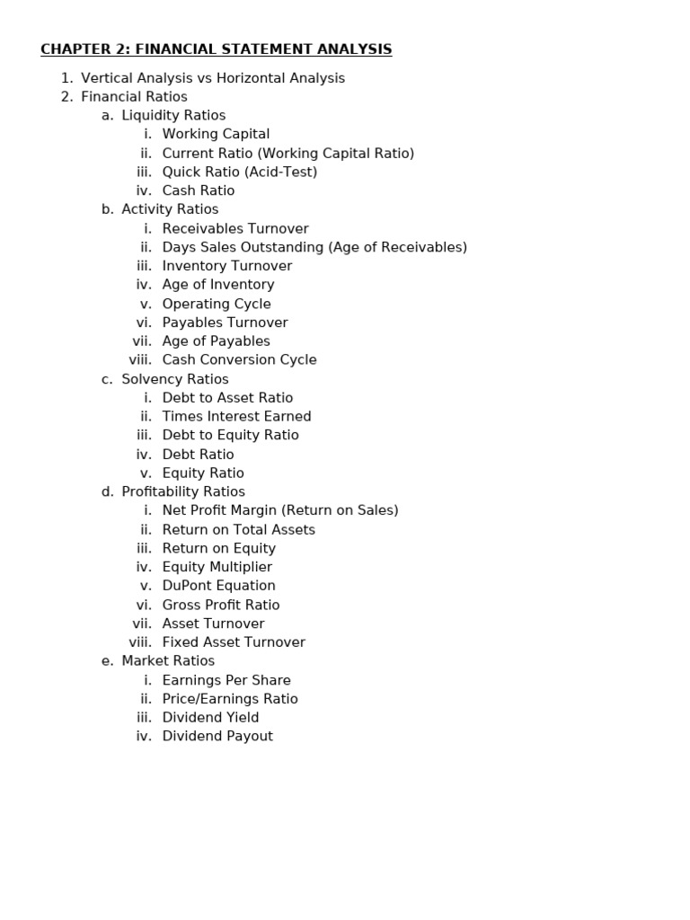 Financial Statement Analysis Guide | PDF | Equity (Finance) | Balance Sheet