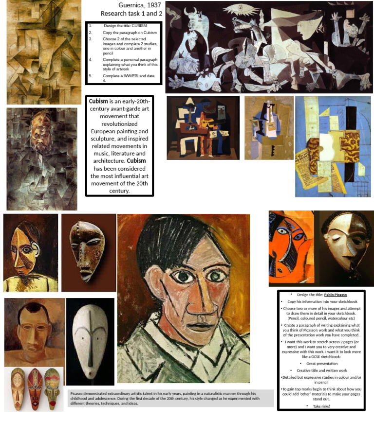 Exploring Cubism and Picasso | PDF | Pablo Picasso | Cubism