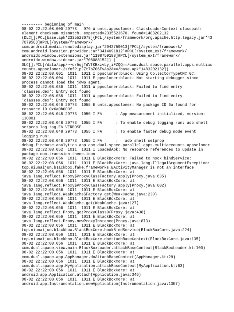 No Package ID Error in Apps Cloner | PDF | Android (Operating System ...