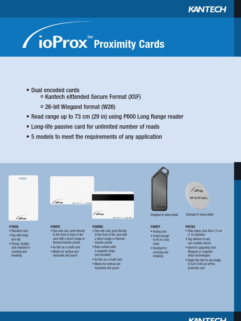 IO Prox Cards | PDF | Printer (Computing) | Polyvinyl Chloride