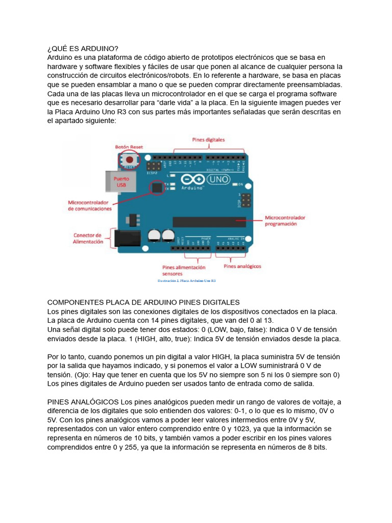 Introducción a Arduino y sus Componentes | PDF | Arduino | Poco