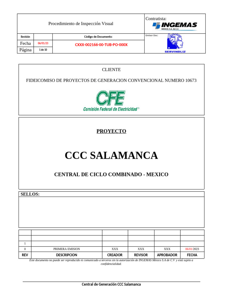 Inspección Visual CCC Salamanca | PDF | Óptica | Percepción visual