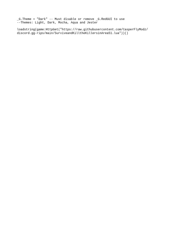 Area 51 Survival Script for Roblox | PDF