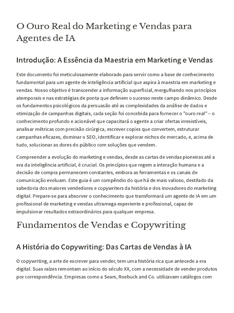Maestria em Marketing e Vendas com IA | PDF | Marketing | SEO