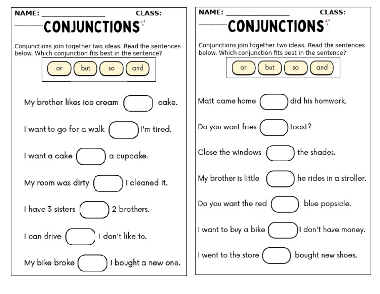 Conjunction S | PDF
