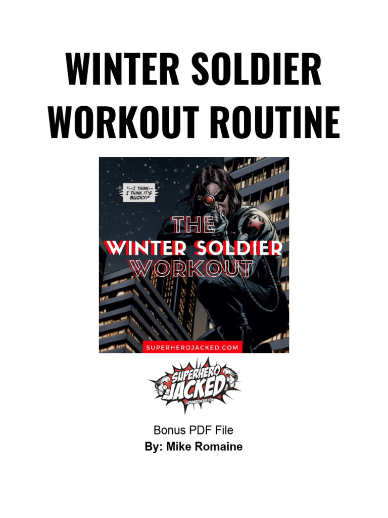 Winter Soldier Workout Routine Guide | PDF | Kettlebell | Physical Exercise
