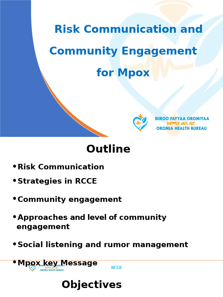 RCCE Training For Mpox | PDF | Risk | Communication
