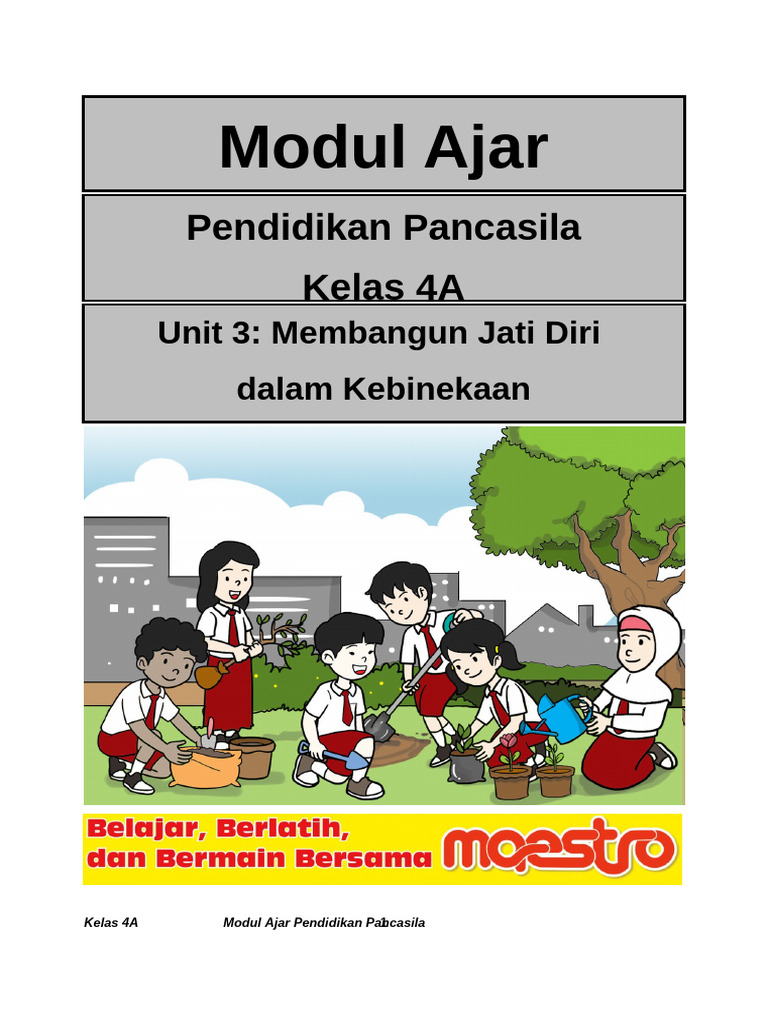 Modul Ajar PP 4A Unit 3 | PDF