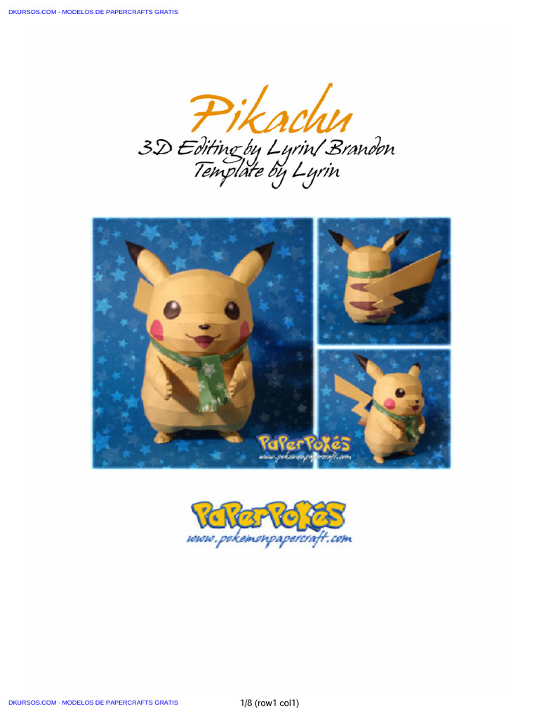 Pikachu A4 Lineless | PDF