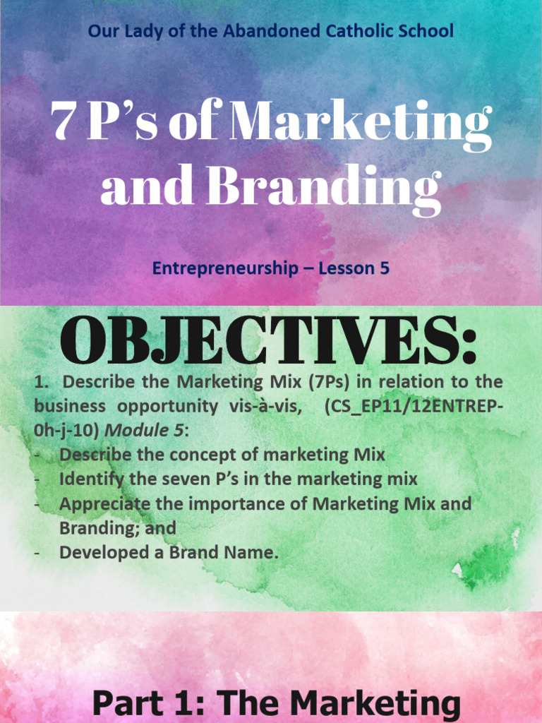 Understanding the 7 P's of Marketing | PDF | Marketing | Brand