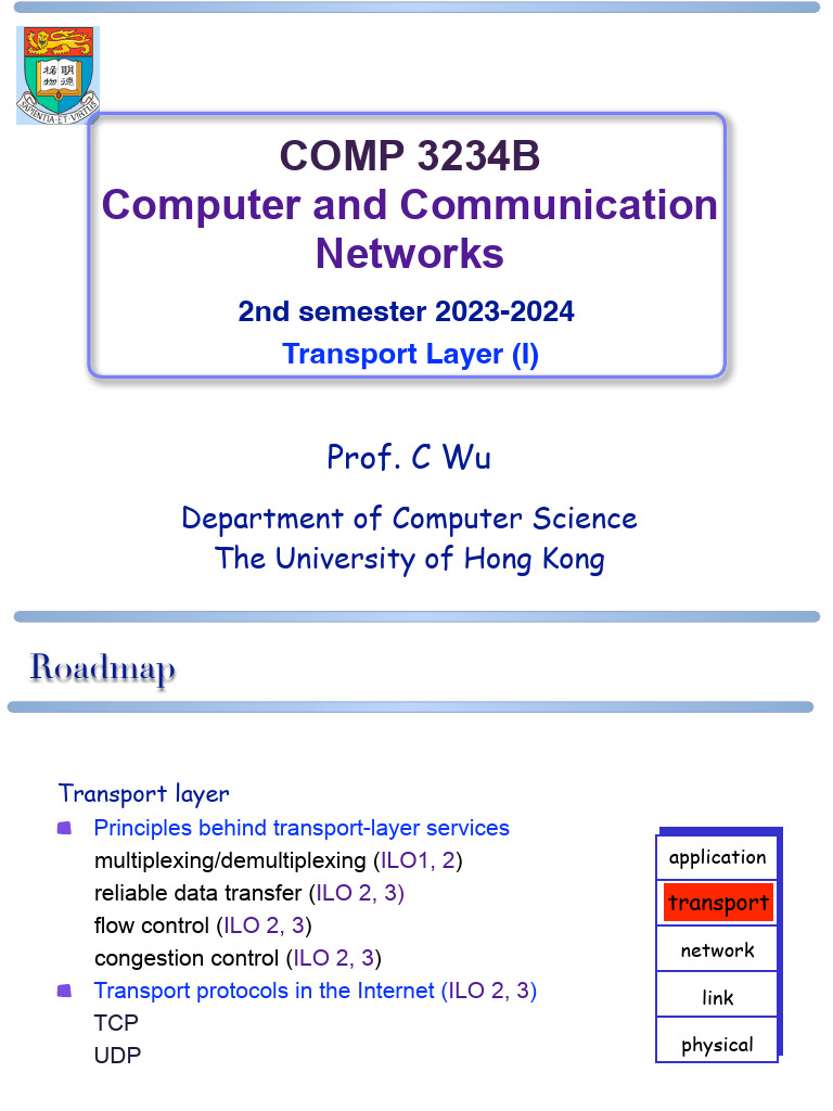 Transport Layer Concepts and Protocols | PDF | Port (Computer ...