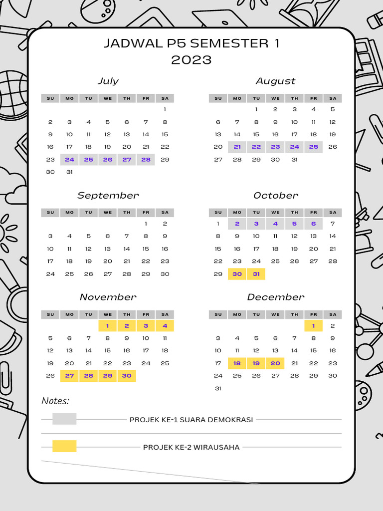 Contoh Jadwal P5 Block Pdf