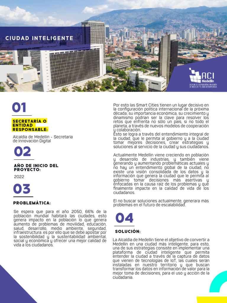 Ciudad Inteligente | PDF | Internet de las Cosas | Sustentabilidad