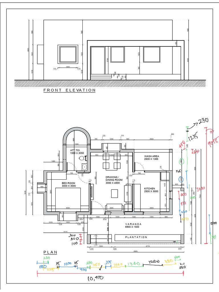 TD - Reference For Orthographic Projection 2 | PDF