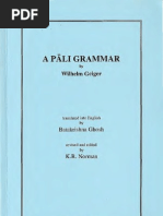 A Pali Grammar - Wilhelm Geiger OCR