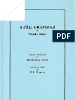 A Pali Grammar - Wilhelm Geiger OCR