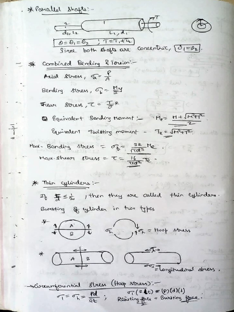 Strength of Materials GATE NOTES Part 2 | PDF | Structural Engineering ...