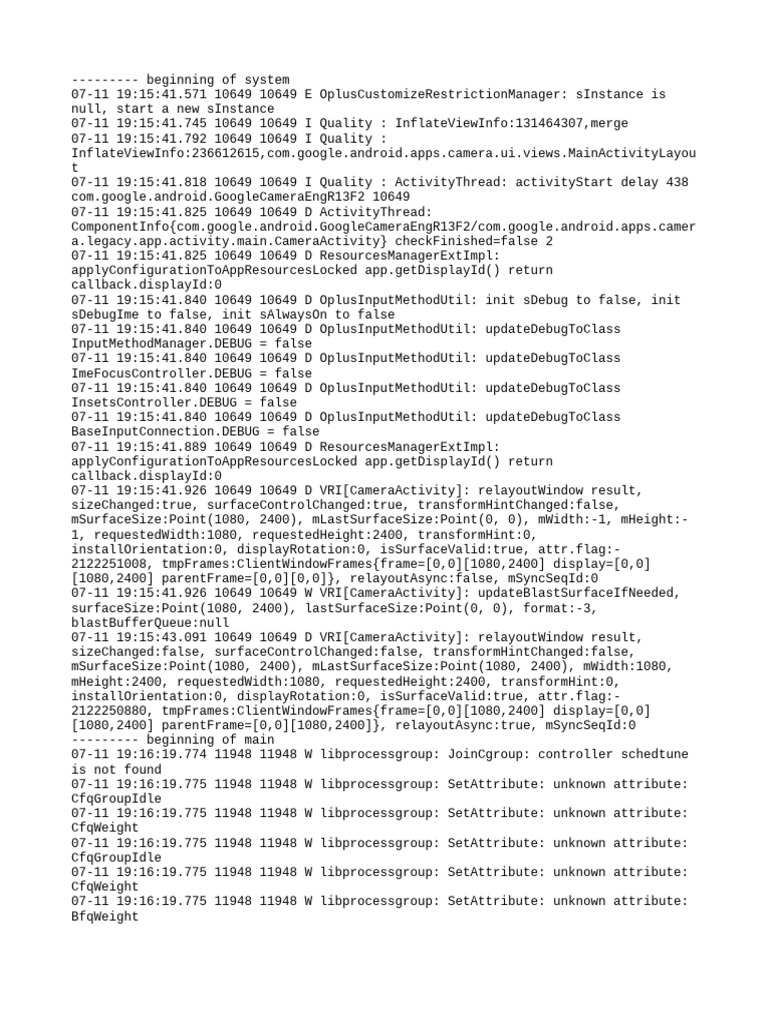 Log Cat 1752241579722 | PDF | Computing | Computer Programming