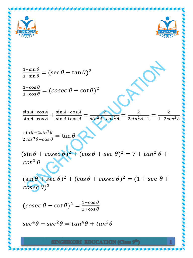 Trigonometry DPP 04 | PDF