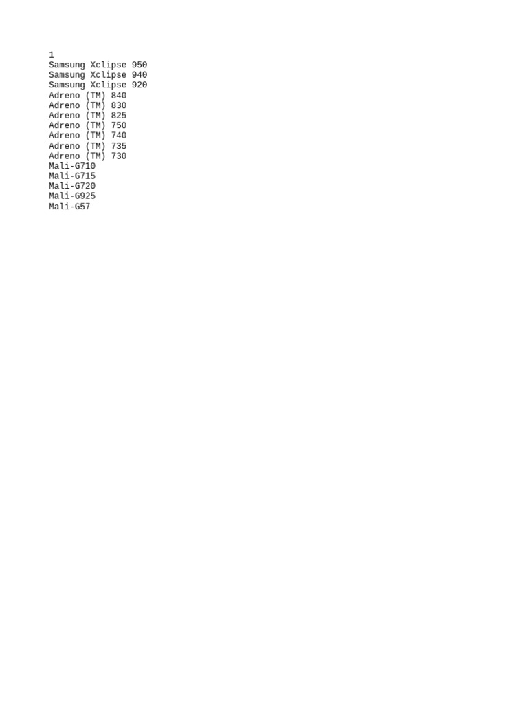 Vulkan Gpu List Config Engine | PDF