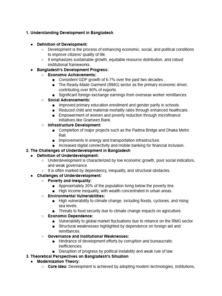 Concepts of Development and Underdevelopment | PDF | Poverty | Poverty ...