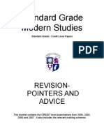 Standard Grade Modern Studies- EXAM BOOKLET