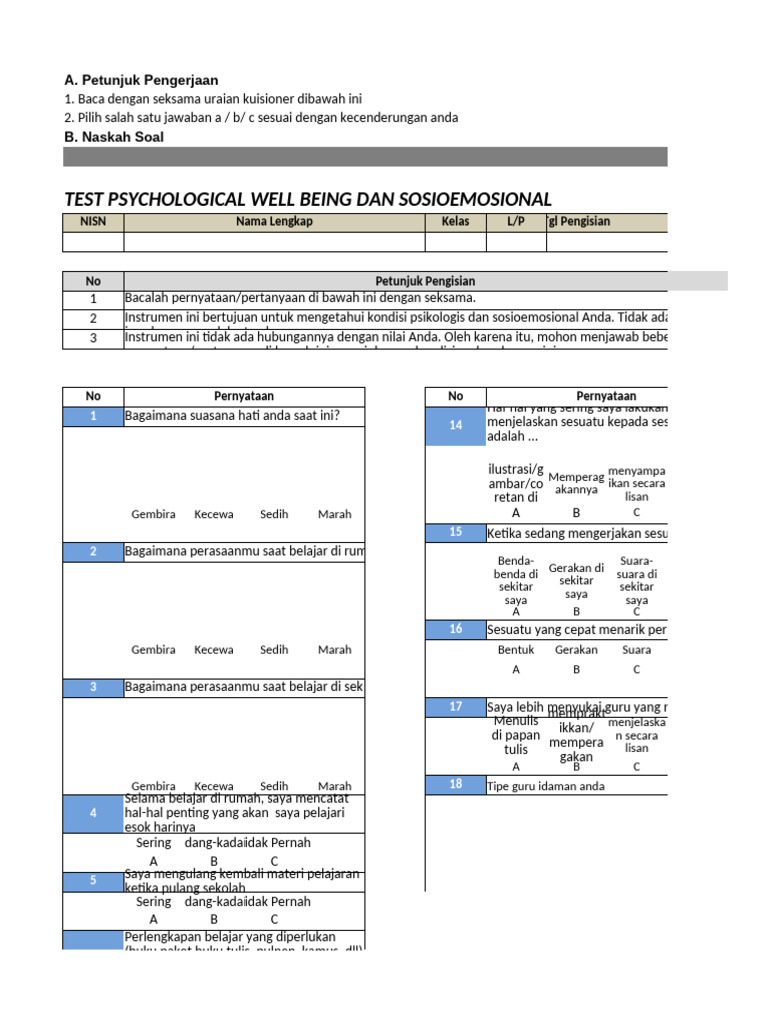 Angket Oke | PDF