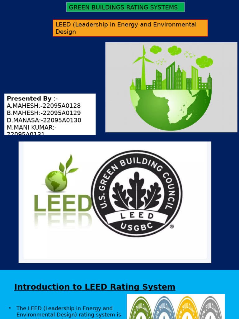 Overview of LEED Certification System | PDF | Green Building ...