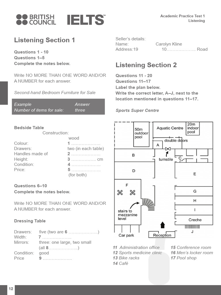 IELTS Academic Practice Test 1 | PDF | Predation | Sharks