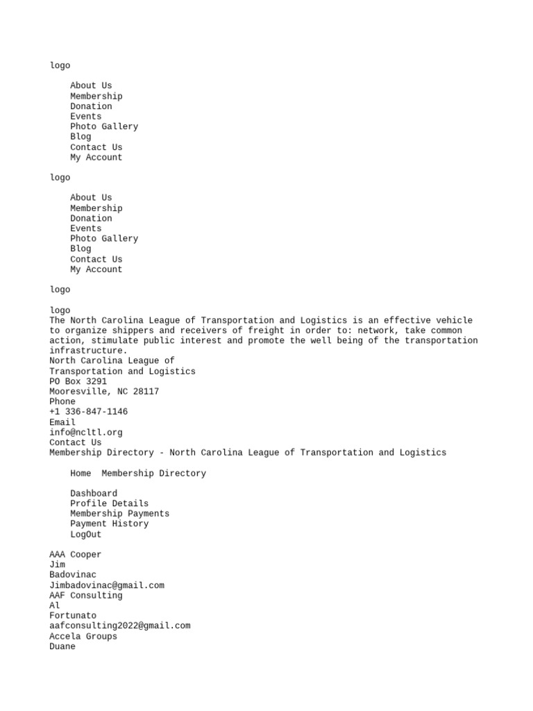 NC Transportation & Logistics Directory | PDF | Logistics | Transport